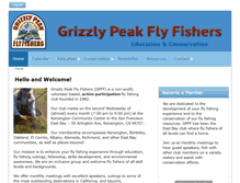Tablet Screenshot of grizzlypeakflyfishers.org
